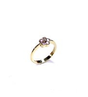 Anello Stocco Gioielli Bambino in Oro giallo Zircone ANS 65 - ANS 65